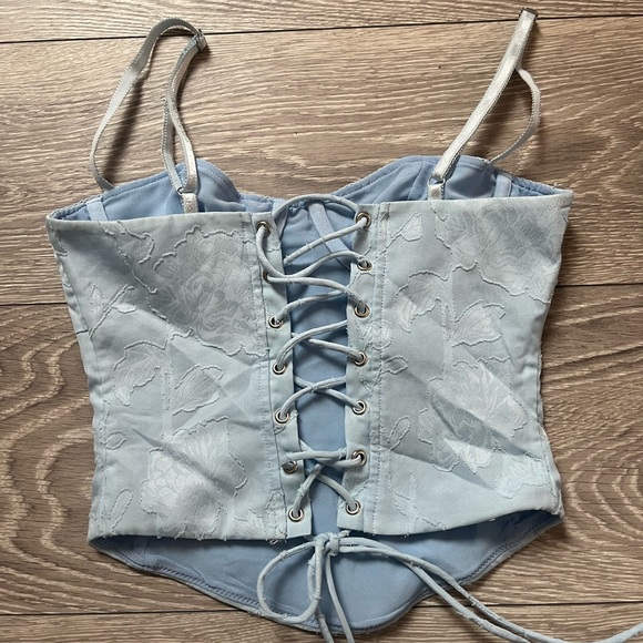 Blue corset - Picture 2 of 3